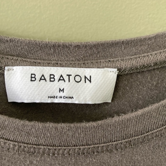 Babaton Grayish/Green T-Shirt - Picture 3 of 6